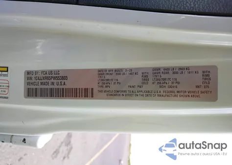 2023 Jeep Wrangler 4Xe Rubicon 4X4 из США, поврежденный, VIN 1C4JJXR65PW553803